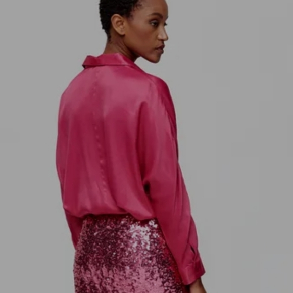 Promod Women's satin blouse - Picture 3 of 8